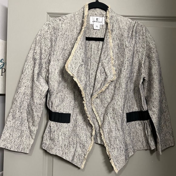 Emmelle Silk Fringe Blazer XS - Picture 1 of 10